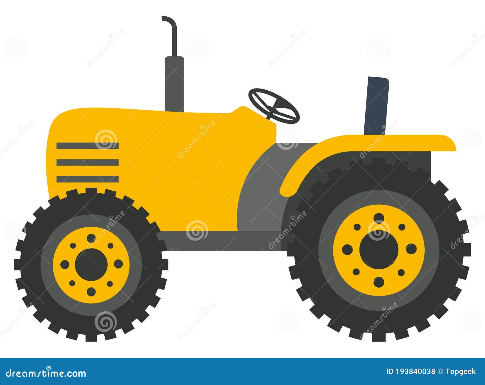 Yellow Tractor Combine Harvester Vector Image Stock Vector - Illustration of colorful, harvesting: 193840038 Yellow Tractor Combine Harvester Vector Image Stock Vector - Illustration of colorful, harvesting: 193840038