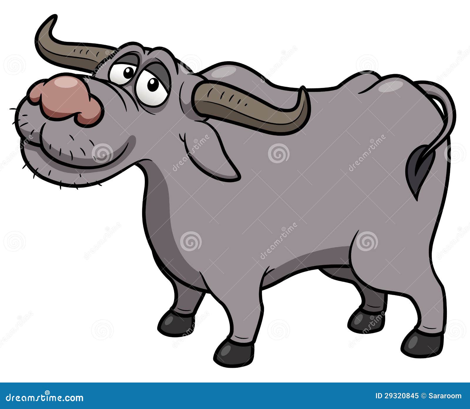 Cartoon Buffalo Royalty Free Stock Photo - Image: 29320845