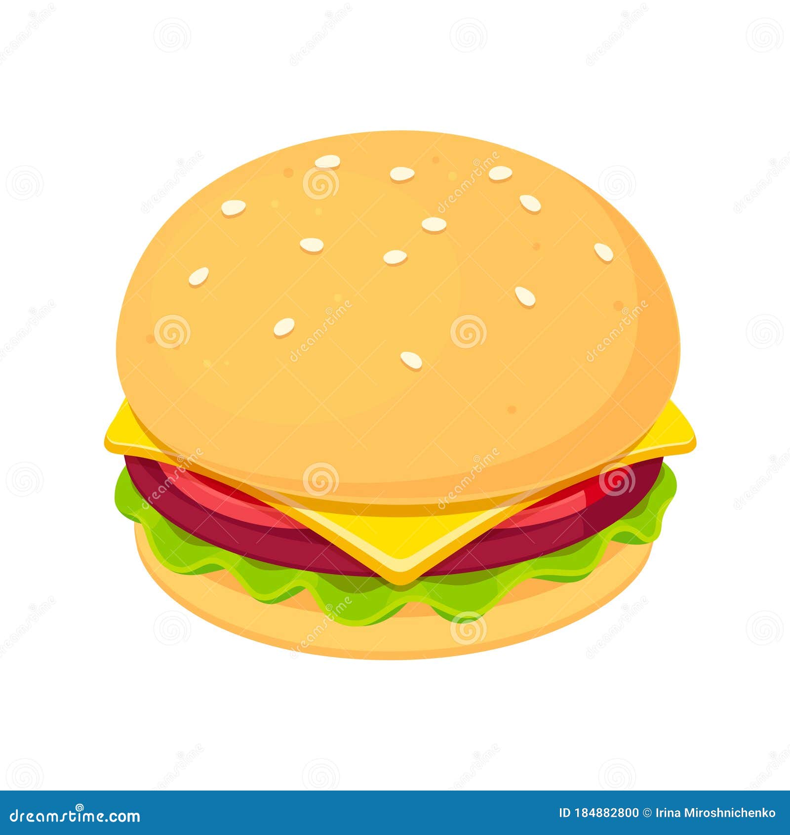 Cartoon Burger Illustration Stock Vector - Illustration of drawing, hand: 184882800 Cartoon Burger Illustration Stock Vector - Illustration of drawing, hand: 184882800