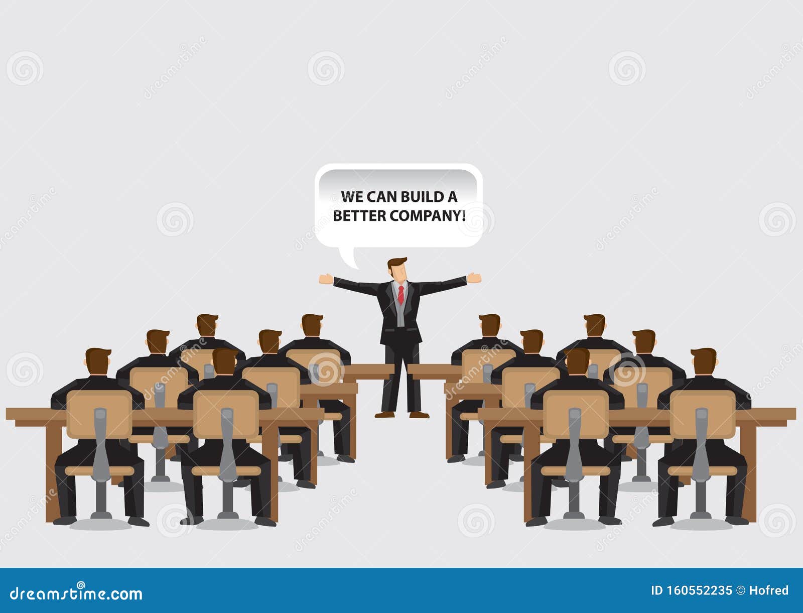 Company Training Program Cartoon Vector Illustration Stock Vector -  Illustration of personal, speaker: 160552235