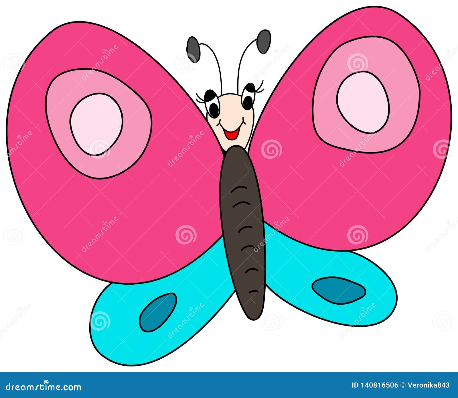 Cartoon butterfly clipart stock vector. Illustration of laugh - 140816506, image size:1600x1390