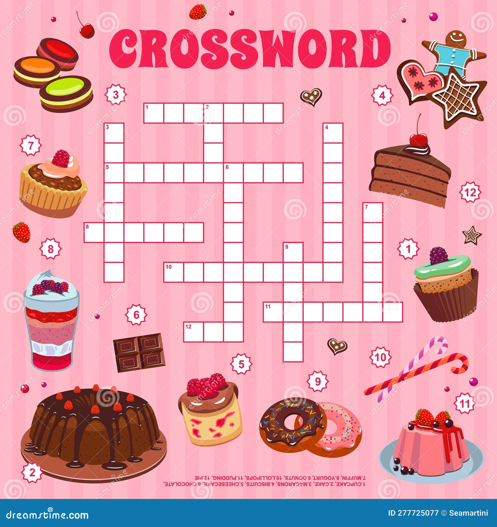 Кроссворд Десерты. Pancake crossword. Сладости 8 букв