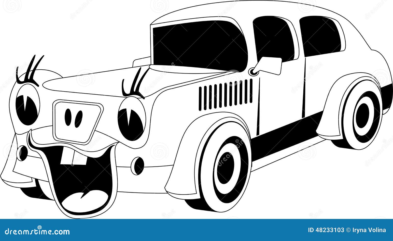 Cartoon Car Stock Vector Image 48233103
