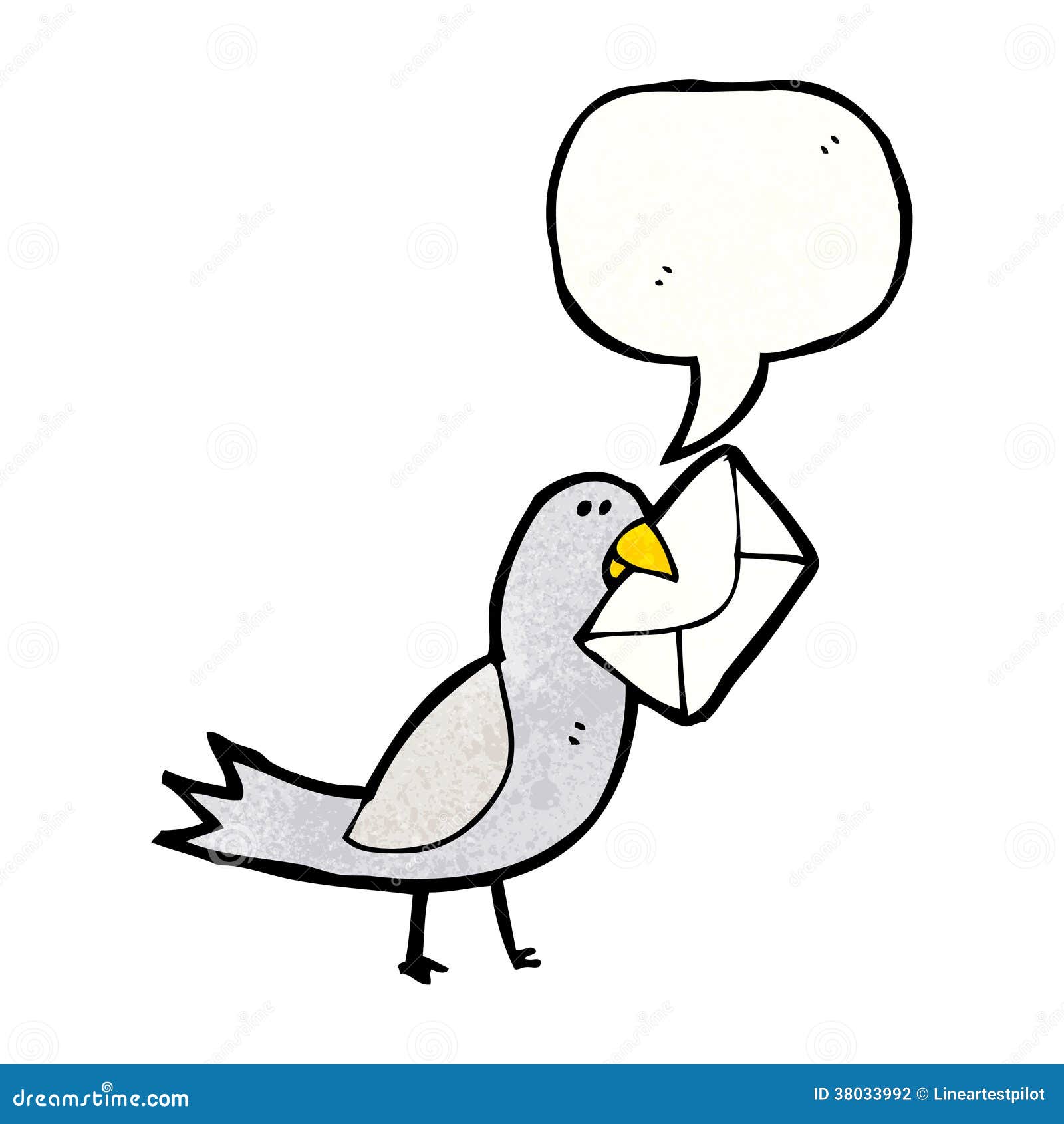 Cartoon carrier pigeon stock vector. Illustration of speech - 38033992 Cartoon carrier pigeon stock vector. Illustration of speech - 38033992