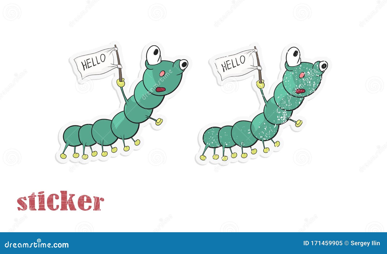 Cartoon Caterpillar. Vector Illustration in the Form of a Sticker Stock Illustration - Illustration of character, graphics: 171459905 Cartoon Caterpillar. Vector Illustration in the Form of a Sticker Stock Illustration - Illustration of character, graphics: 171459905