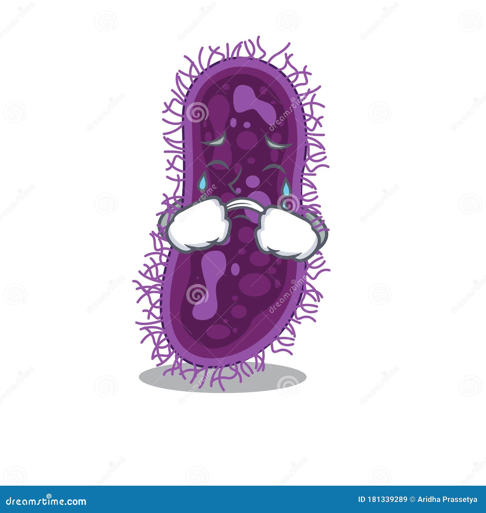 Cartoon Character Design of Lactobacillus Rhamnosus Bacteria with a ...