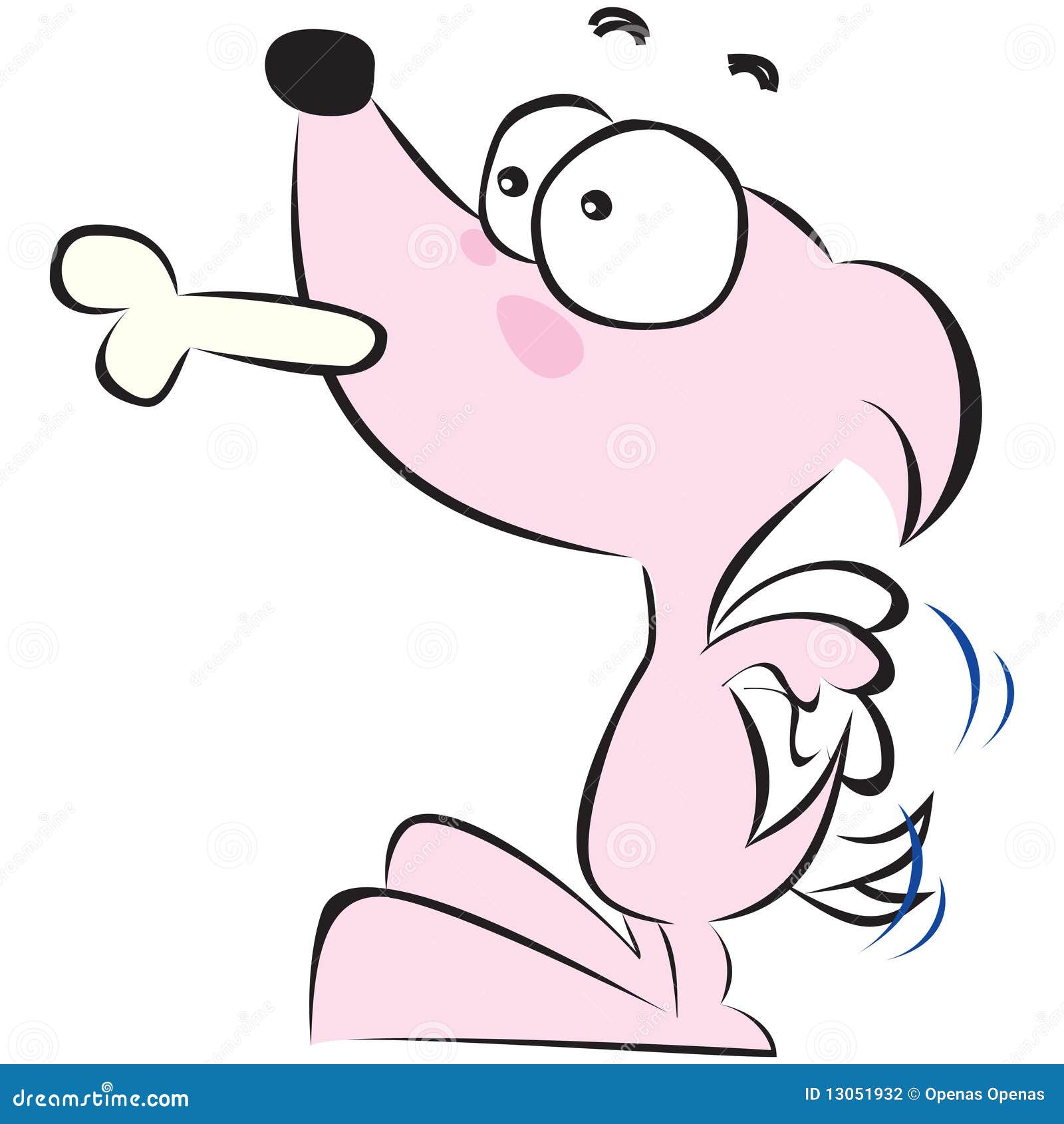 Cartoon Character-dog stock vector. Illustration of animation - 13051932
