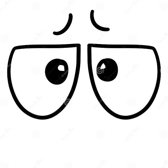 Cartoon Character of a Eyes Stock Illustration Illustration of icon