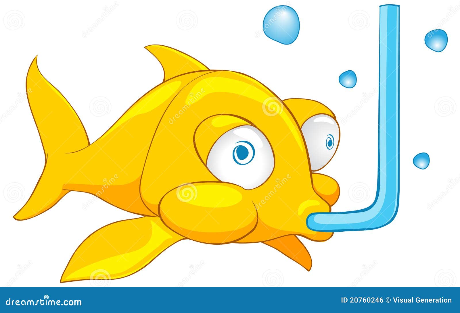 Cartoon Character Fish Royalty Free Stock Image - Image: 20760246