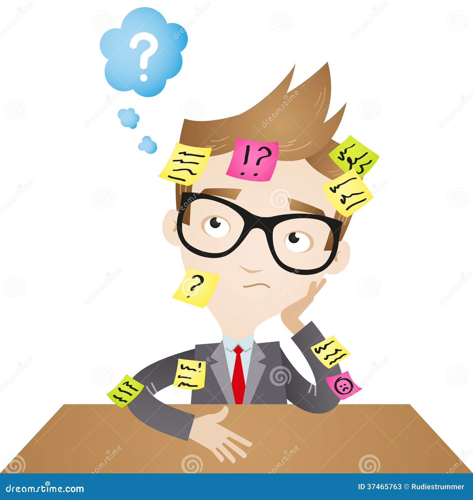 Cartoon Character: Forgetful Businessman Stock Vector - Illustration of message, bored: 37465763 Cartoon Character: Forgetful Businessman Stock Vector - Illustration of message, bored: 37465763