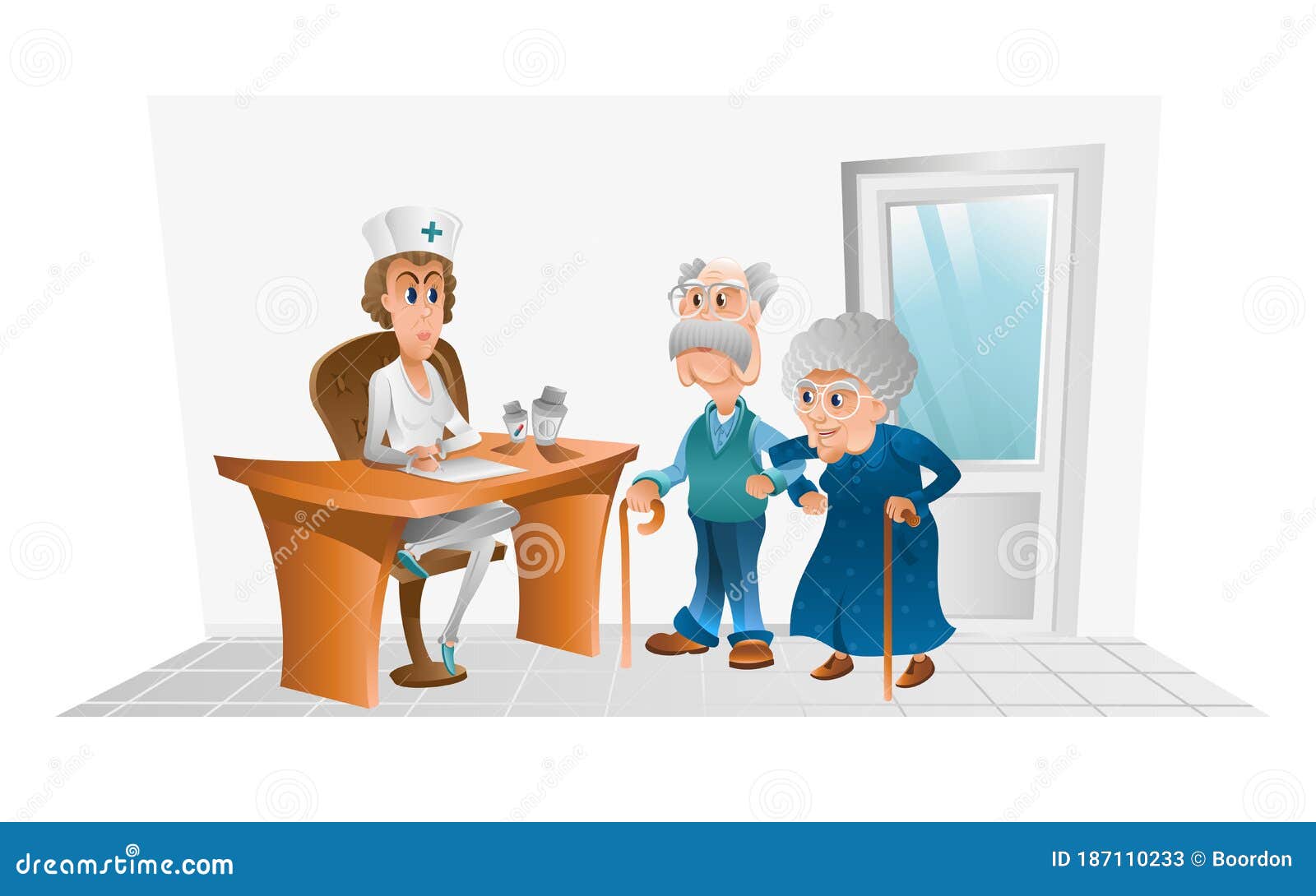 Cartoon Character Grandma and Grandfa Stand beside with Doctor Who Sit at the Desk. Flat Style Modern Vector Illustration Stock Vector - Illustration of male, grandma: 187110233 Cartoon Character Grandma and Grandfa Stand beside with Doctor Who Sit at the Desk. Flat Style Modern Vector Illustration Stock Vector - Illustration of male, grandma: 187110233
