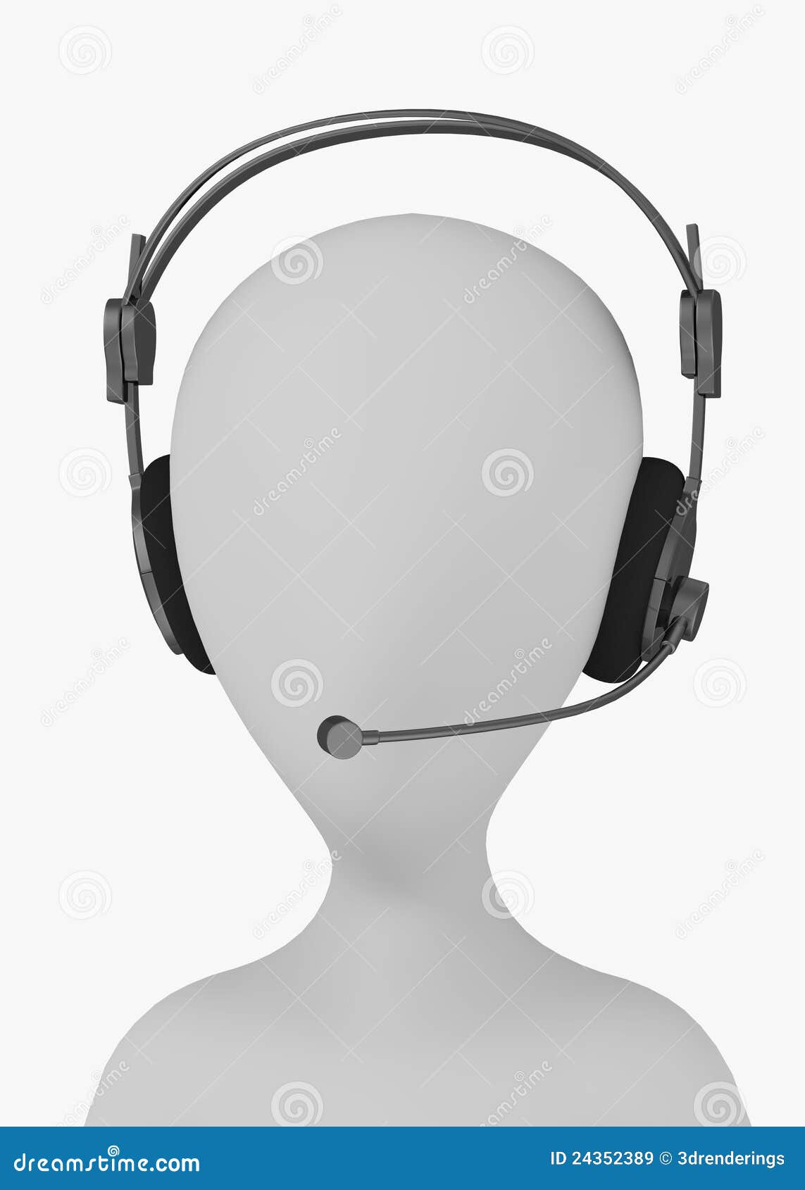 Cartoon Character with Headphones on Head 14 Stock Illustration -  Illustration of information, technology: 24352389