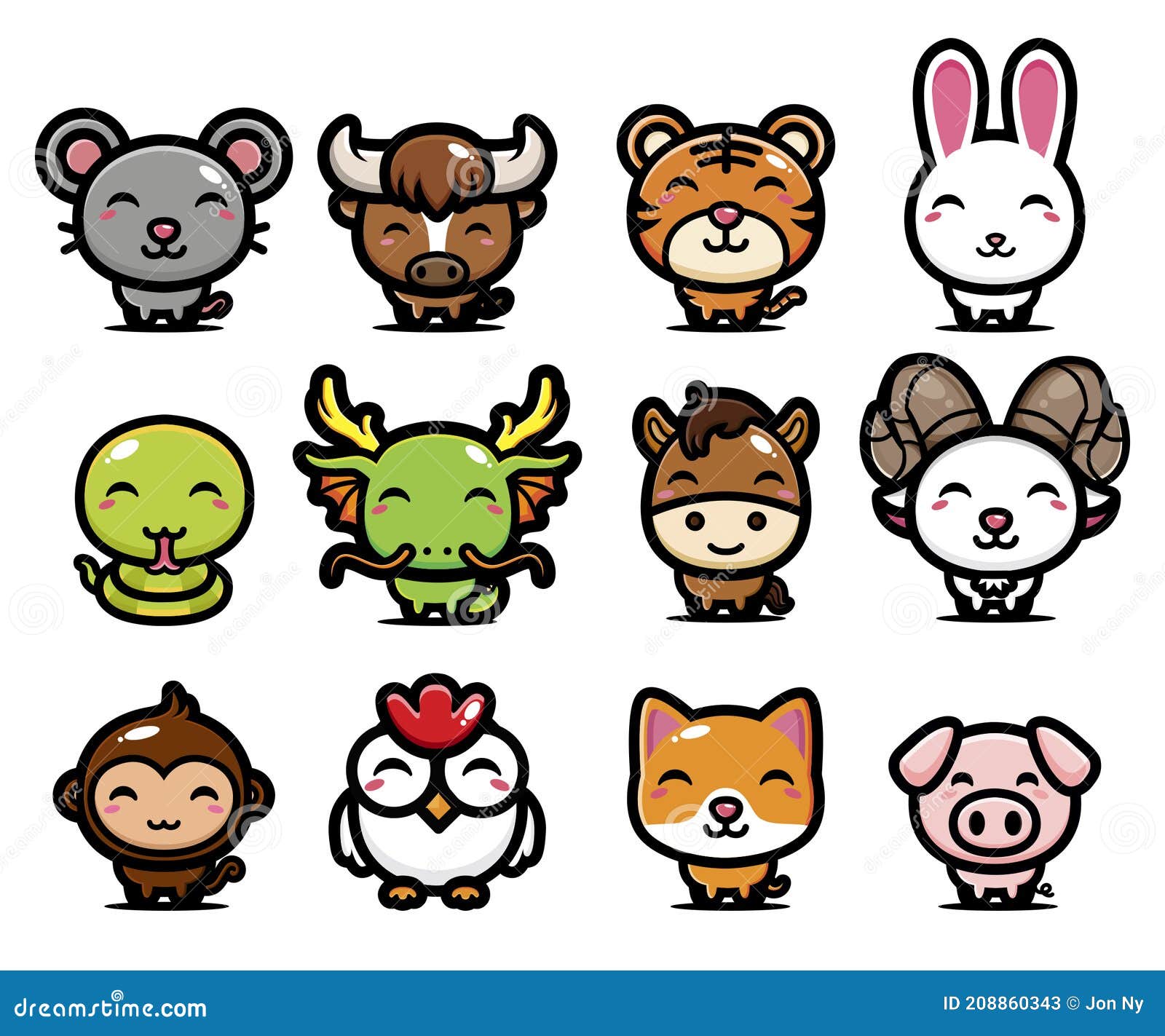 Cartoon Characters Set Bundle of Twelve Cute Chinese Zodiac Animals Stock Vector - Illustration of mouse, logo: 208860343 Cartoon Characters Set Bundle of Twelve Cute Chinese Zodiac Animals Stock Vector - Illustration of mouse, logo: 208860343