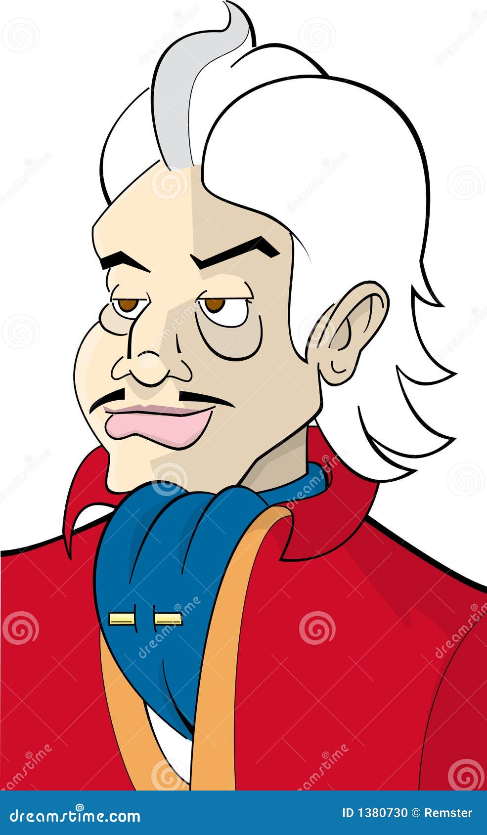 Cartoon Character Mafia-guy Stock Illustration - Illustration of