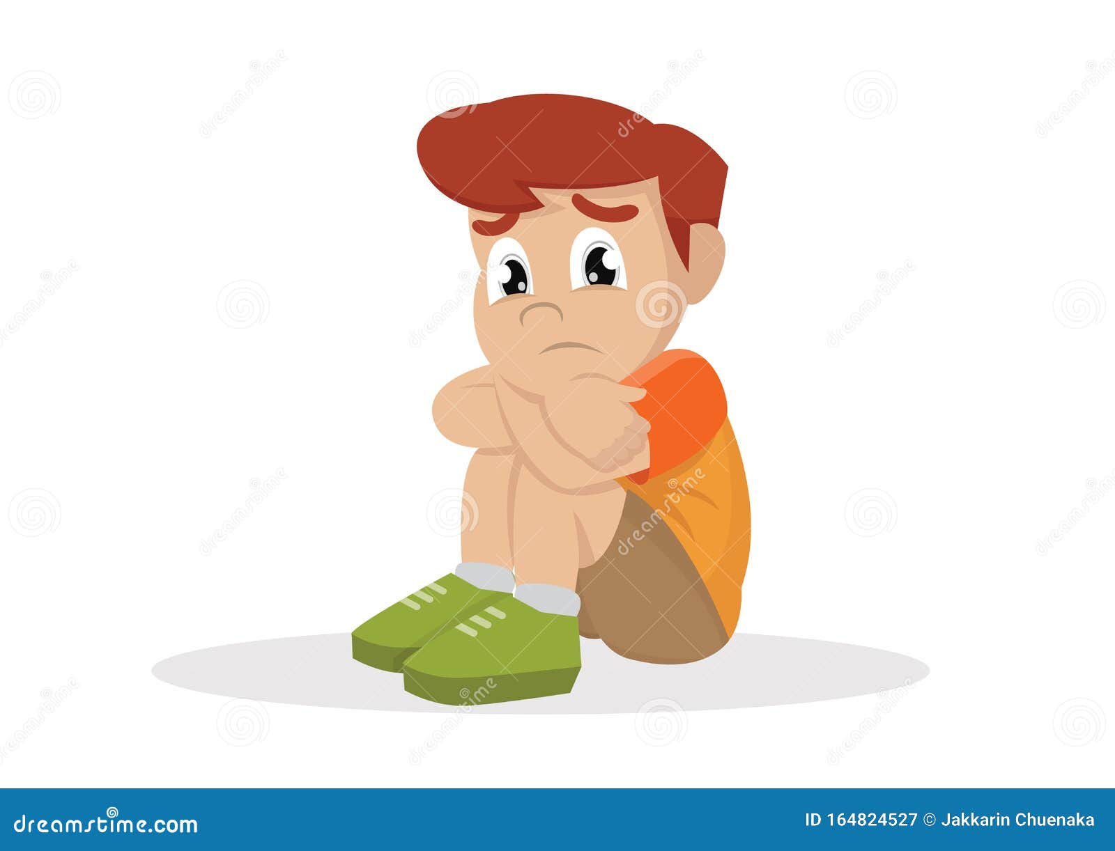 Cartoon Character, Sad Boy. Stock Vector - Illustration of children, background: 164824527 Cartoon Character, Sad Boy. Stock Vector - Illustration of children, background: 164824527