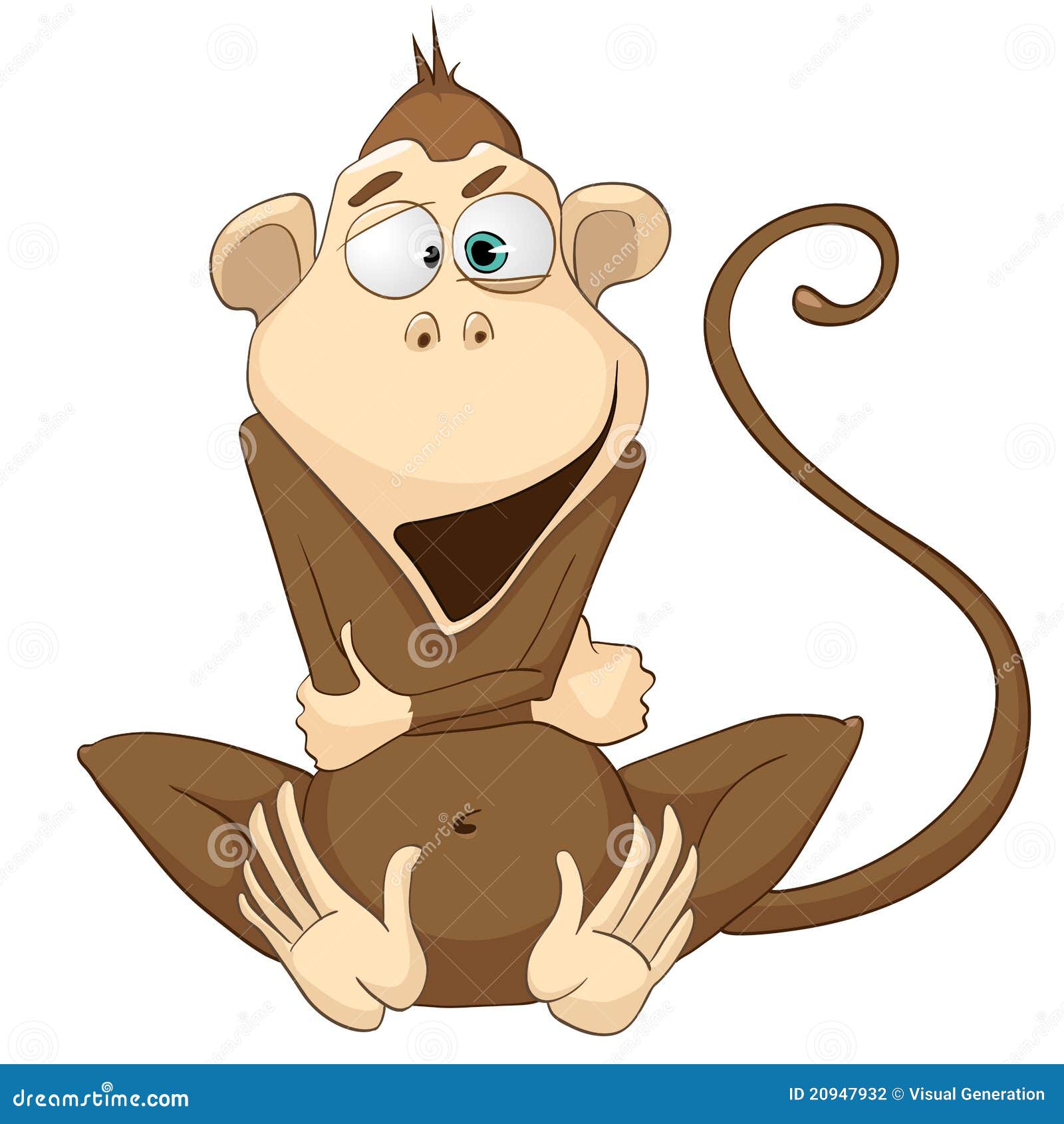 Cartoon Character Monkey stock vector. Illustration of character - 20947932 Cartoon Character Monkey stock vector. Illustration of character - 20947932