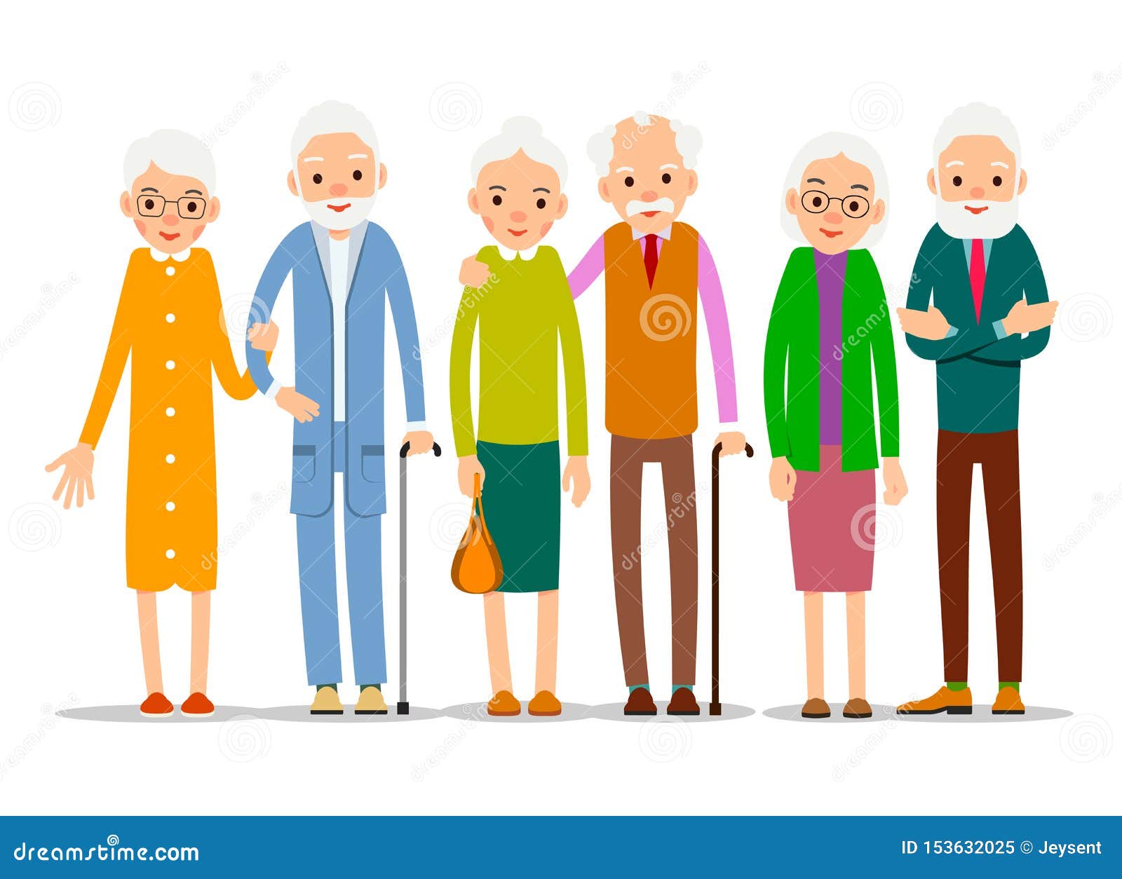 Cartoon Character Old Group. Older People are Standing Together and Smiling. Retired Elderly Senior Age Couple Stock Vector - Illustration of family, flat: 153632025 Cartoon Character Old Group. Older People are Standing Together and Smiling. Retired Elderly Senior Age Couple Stock Vector - Illustration of family, flat: 153632025