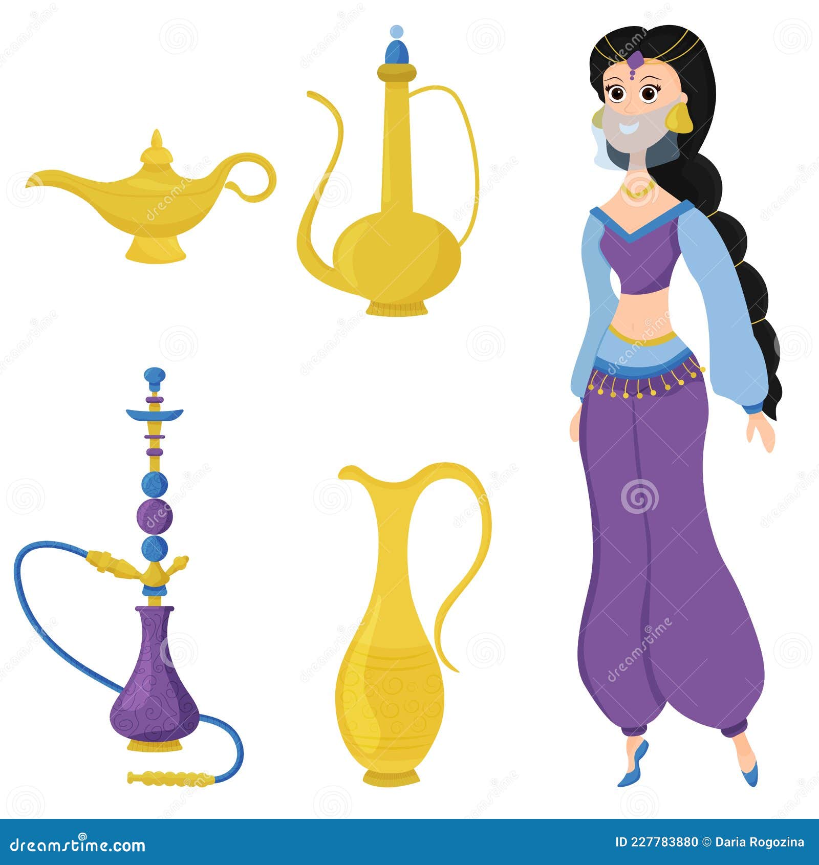 Cartoon Character Princess Jasmine. Golden Treasures Lamp, Vessel, Decanter and Hookah Stock Vector - Illustration of jasmine, oriental: 227783880 Cartoon Character Princess Jasmine. Golden Treasures Lamp, Vessel, Decanter and Hookah Stock Vector - Illustration of jasmine, oriental: 227783880