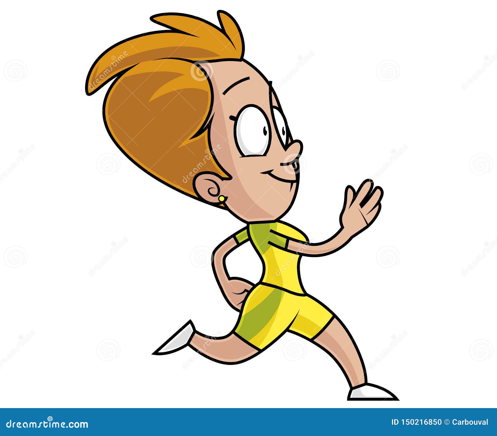 Cartoon character running stock vector. Illustration of character - 150216850 Cartoon character running stock vector. Illustration of character - 150216850