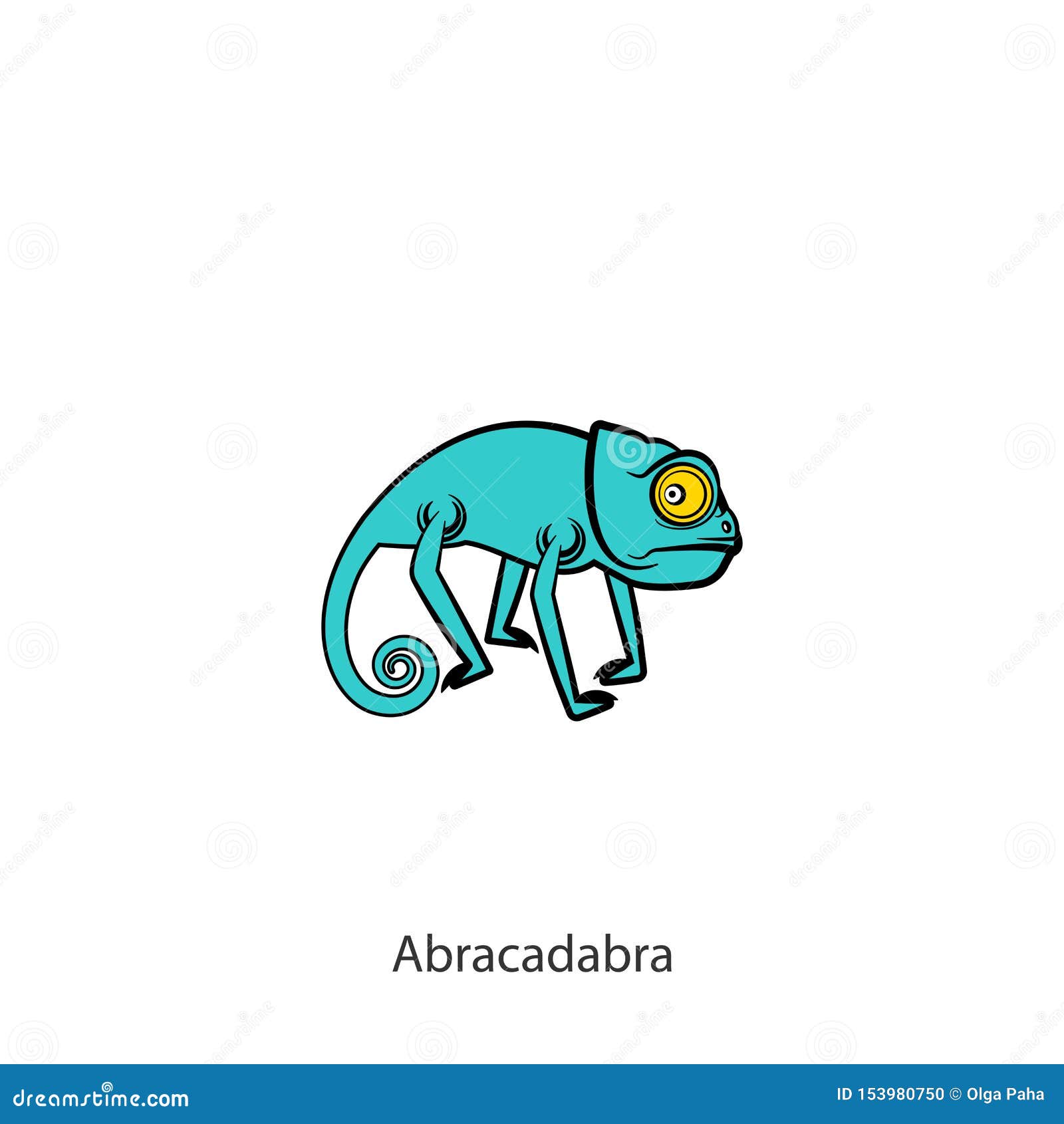Funny Chameleon Color Stock Vector Illustration Of African Funny Chameleon Color Stock Vector Illustration Of African