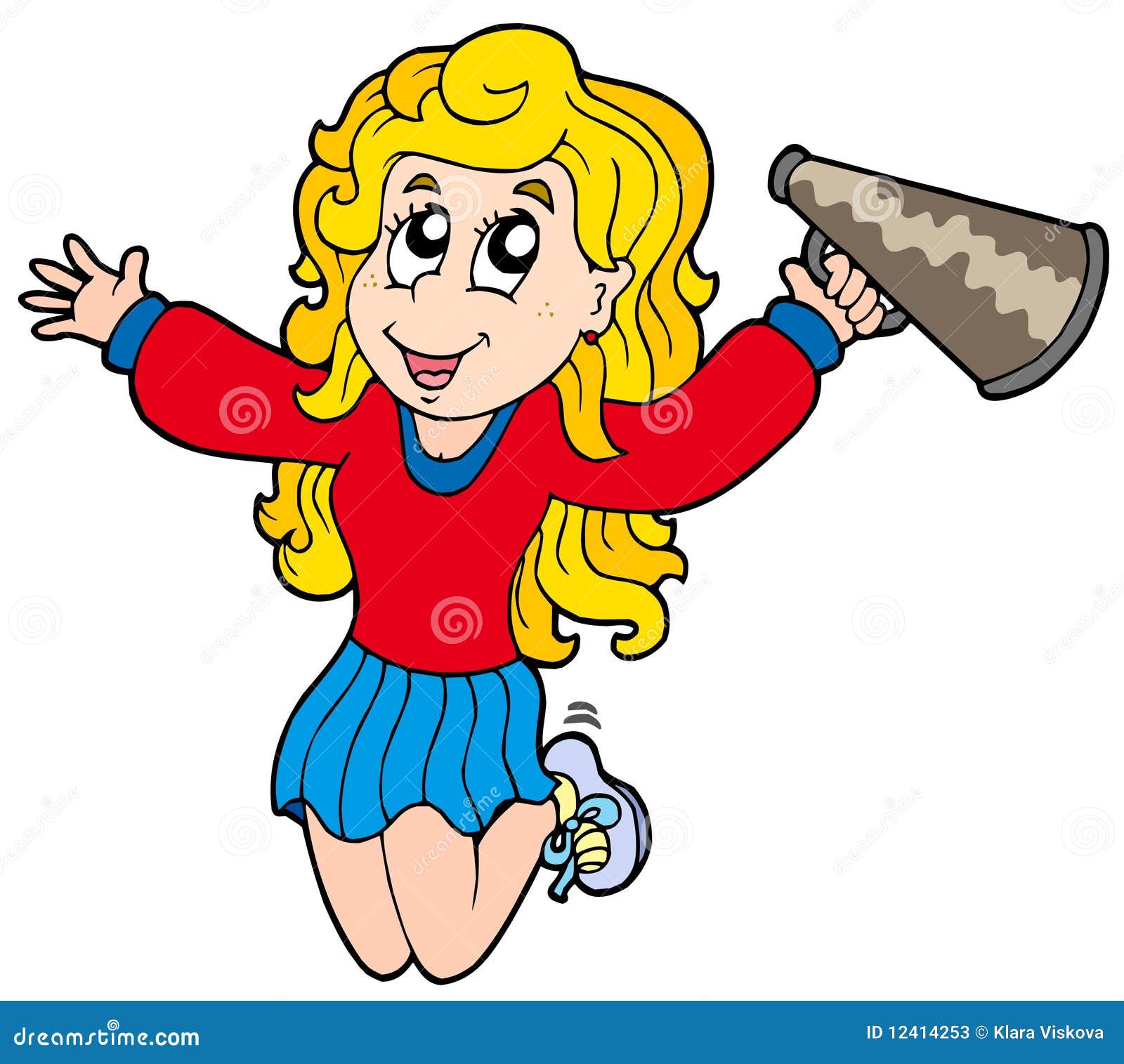 free animated clipart cheerleader - photo #38