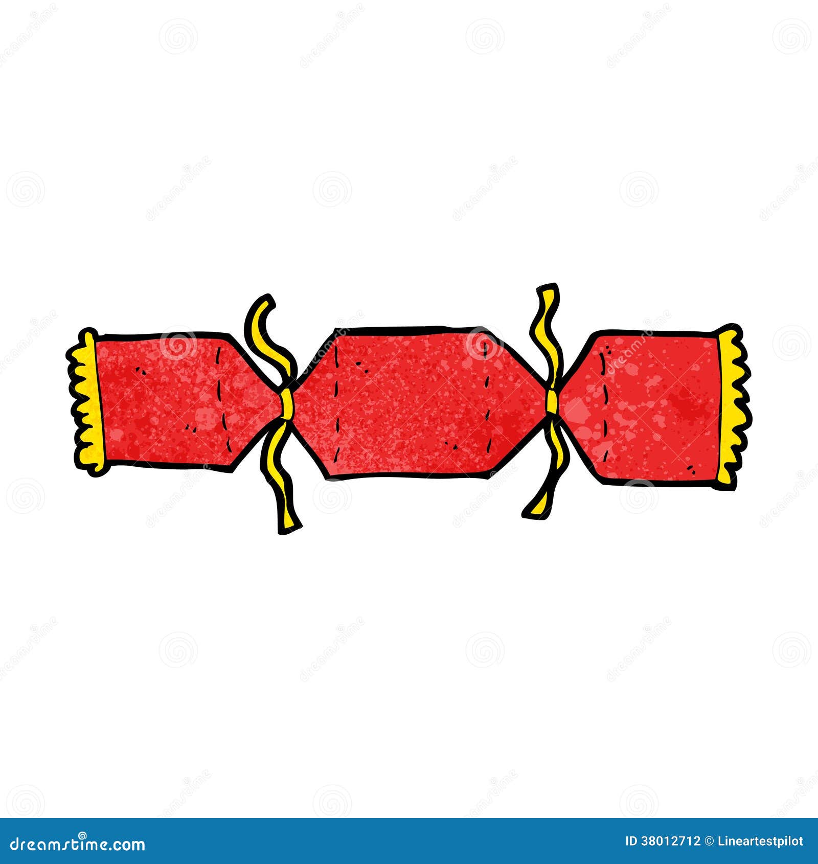 Cartoon christmas cracker stock vector. Illustration of silly 38012712