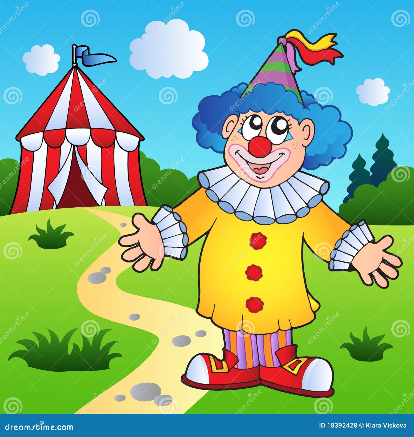Clown Clipart Simple  Circus Joker Drawing  Free Transparent PNG Clipart  Images Download
