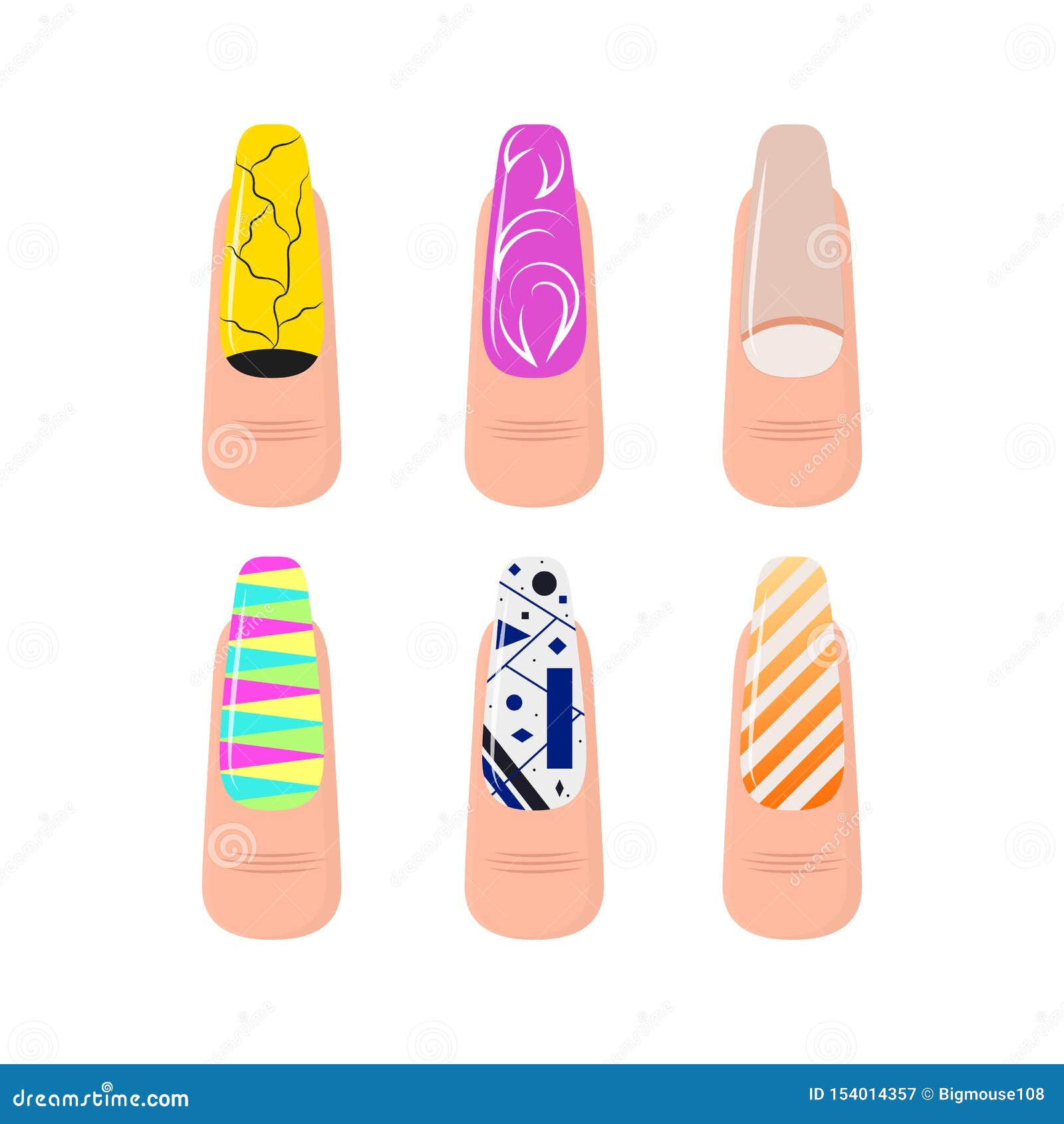 Nail Art Cartoon Images - 45 Stunning Coffin Nails Design Ideas For ...