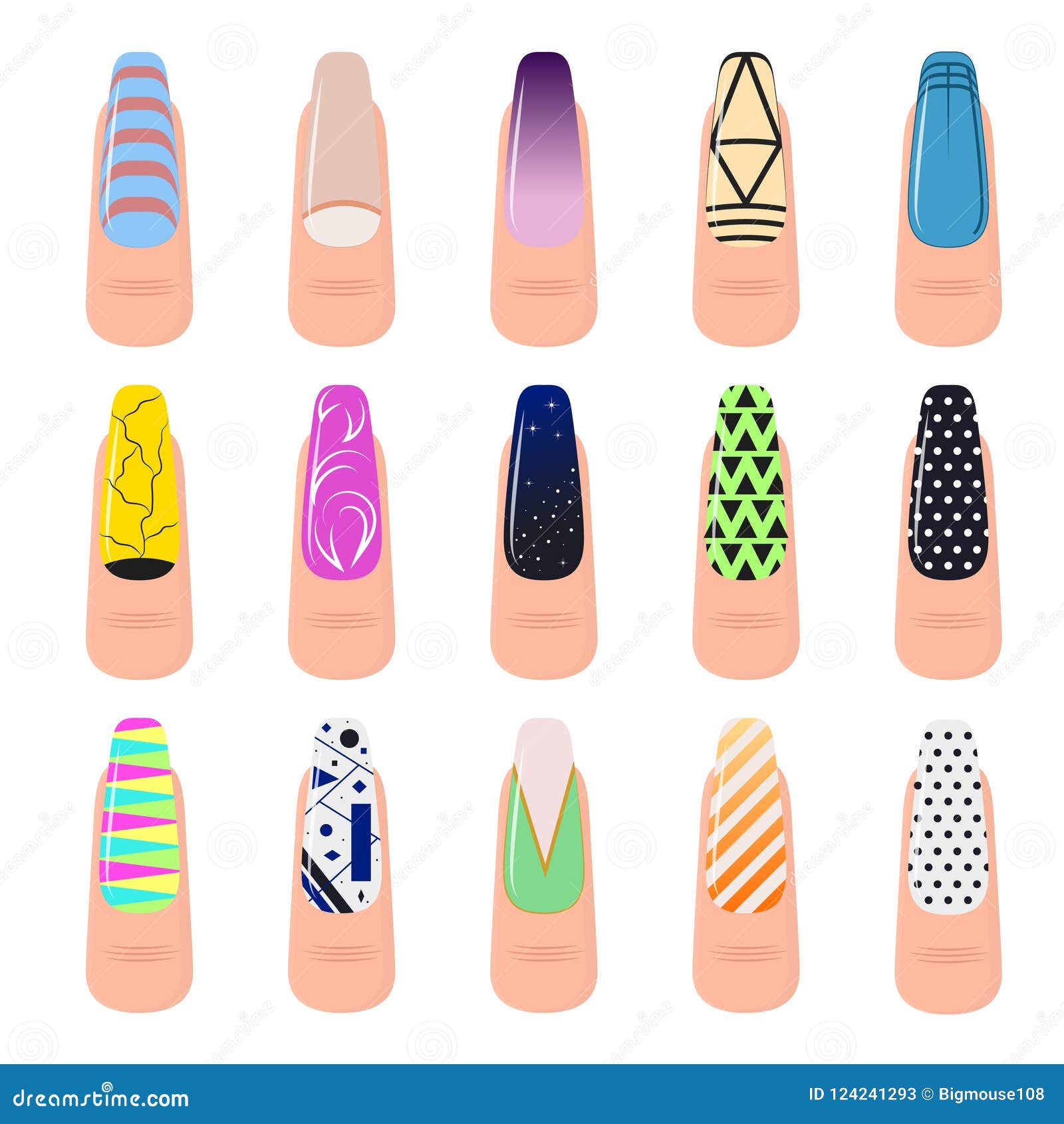 special unicorn self-adhesive nail art tip| Alibaba.com