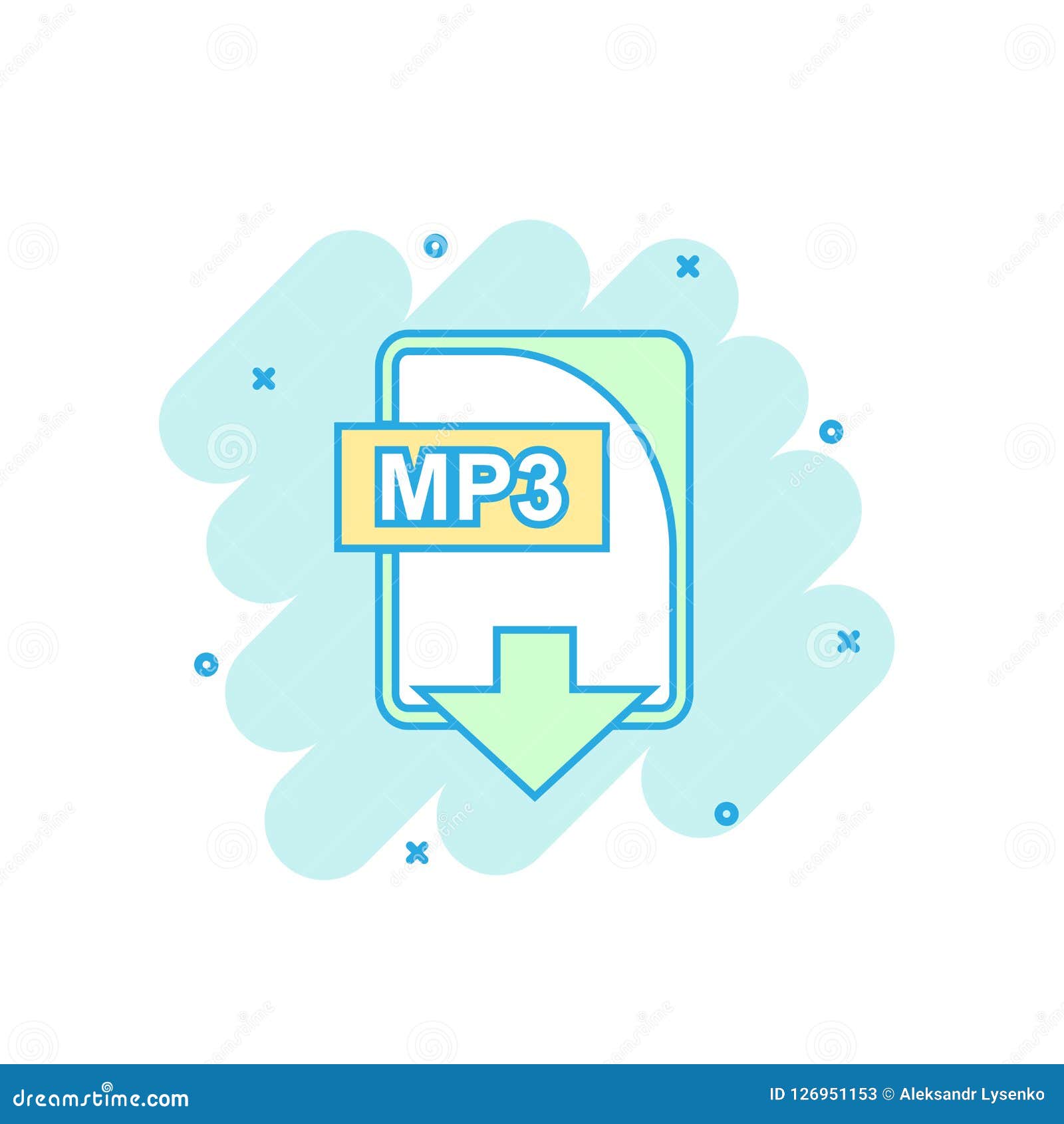 Cartoon Colored Mp3 File Icon In Comic Style Mp3 Download Illus Stock Vector Illustration Of Save Design Cartoon Colored Mp3 File Icon In Comic Style Mp3 Download Illus Stock Vector Illustration Of Save Design