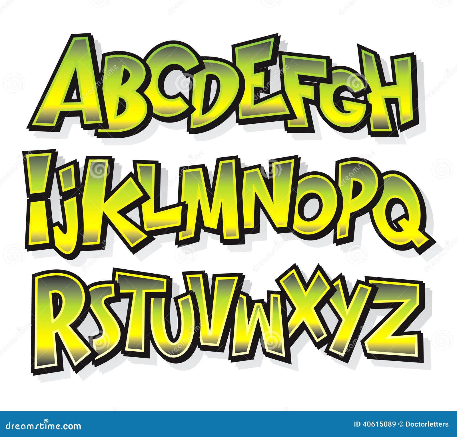 Cartoon Comic Font Alphabet. Vector Stock Vector - Illustration of typographic, symbol: 40615089 Cartoon Comic Font Alphabet. Vector Stock Vector - Illustration of typographic, symbol: 40615089