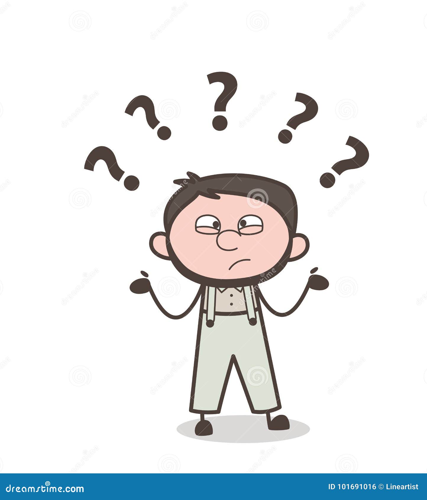 Cartoon Confused Man Face Expression Vector Illustration Stock Illustration - Illustration of serviceman, mood: 101691016 Cartoon Confused Man Face Expression Vector Illustration Stock Illustration - Illustration of serviceman, mood: 101691016