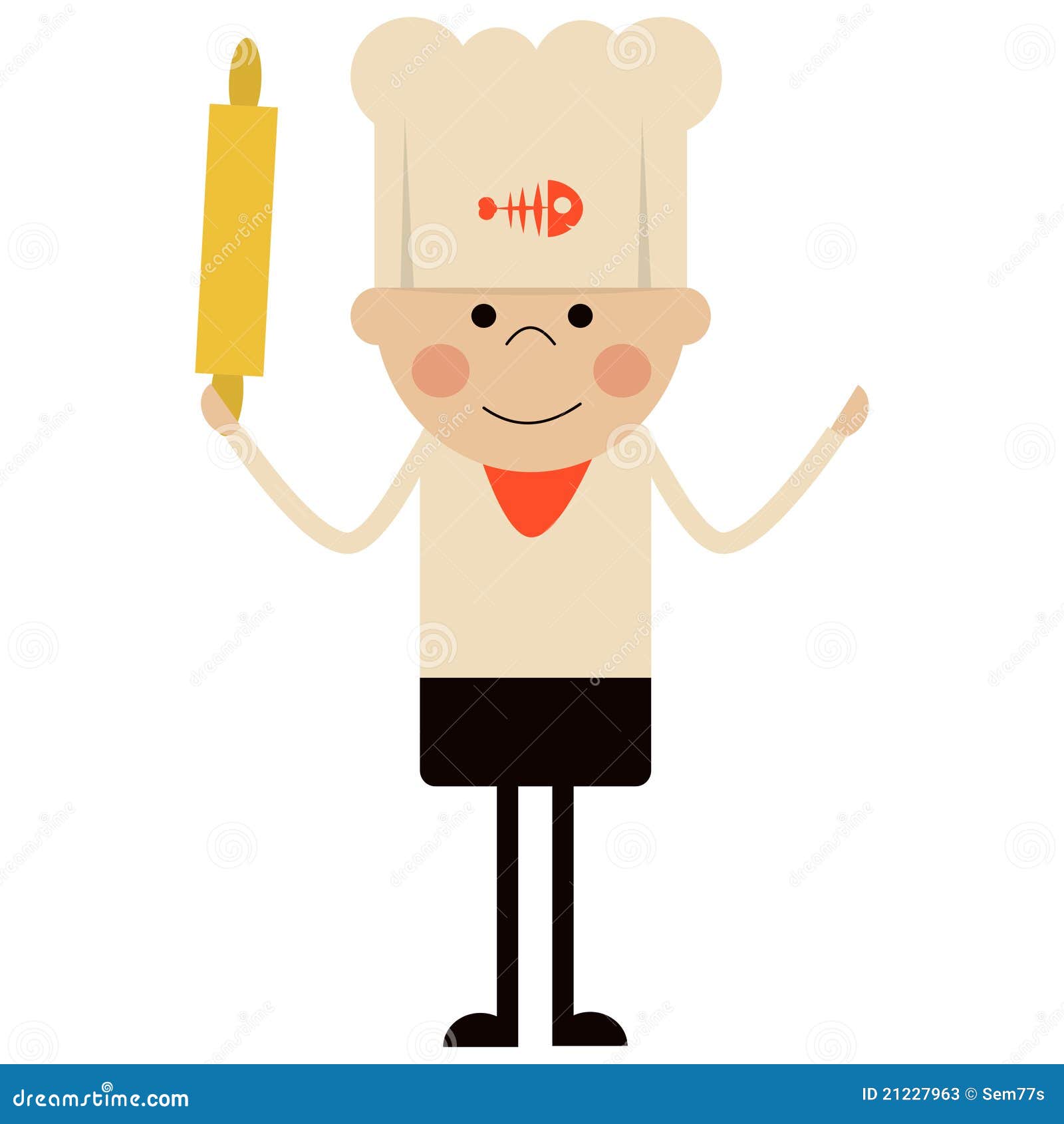 Cartoon cook illustration stock illustration. Illustration of professional 21227963