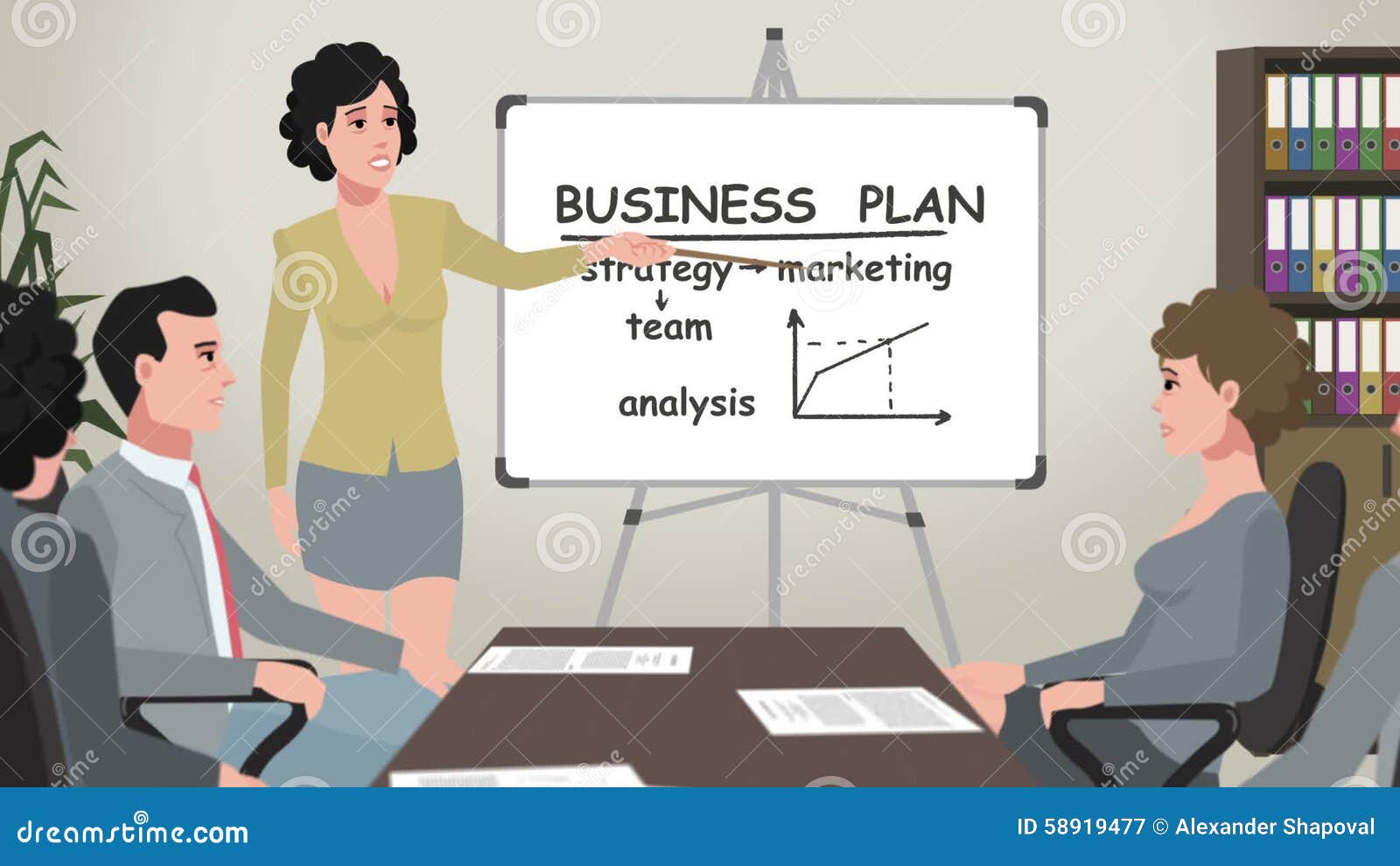Cartoon Corporate / Woman Shows Business Plan Stock Video - Video of businesswoman, colleague: 58919477 Cartoon Corporate / Woman Shows Business Plan Stock Video - Video of businesswoman, colleague: 58919477