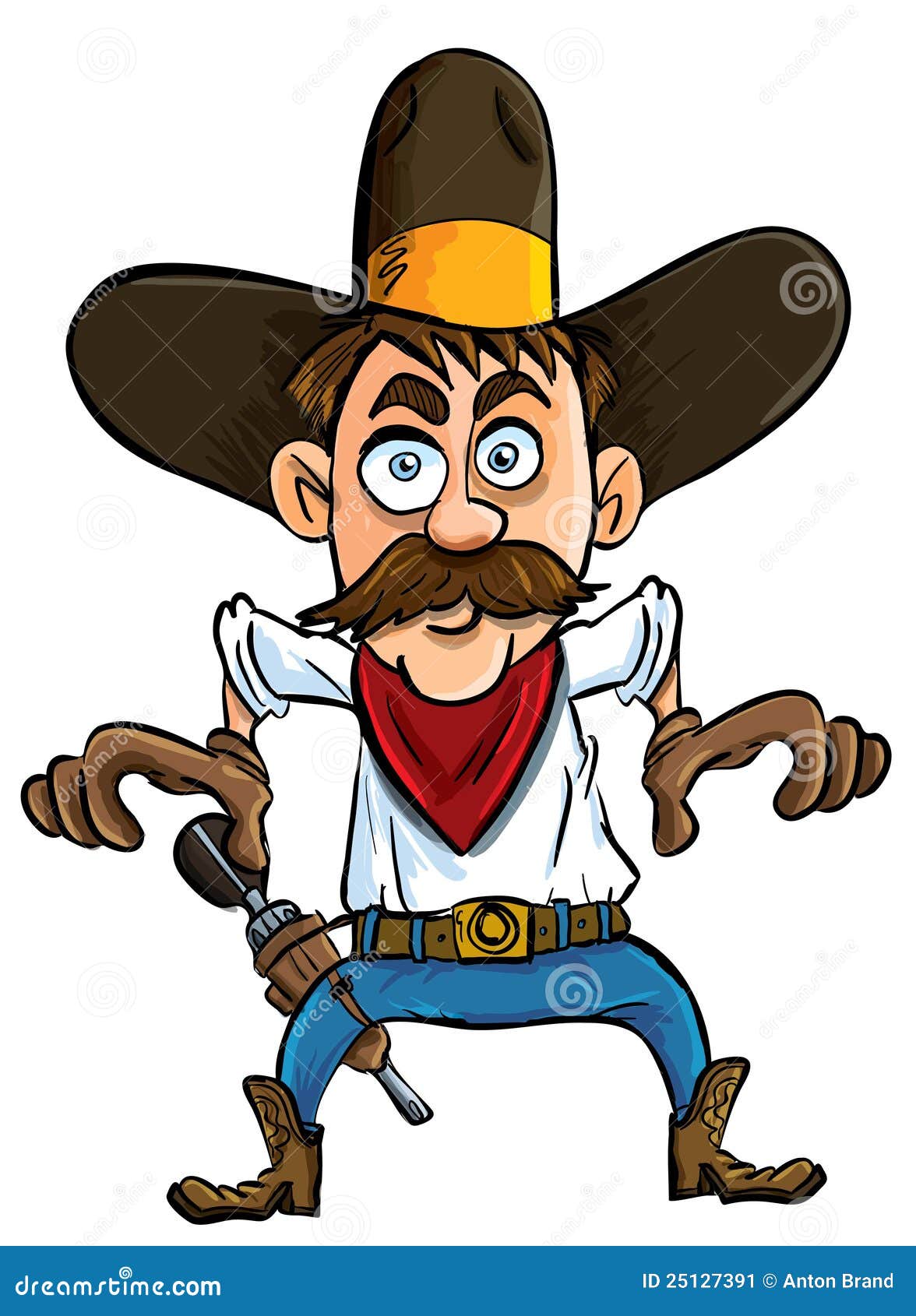 Cowboy Cartoon Character