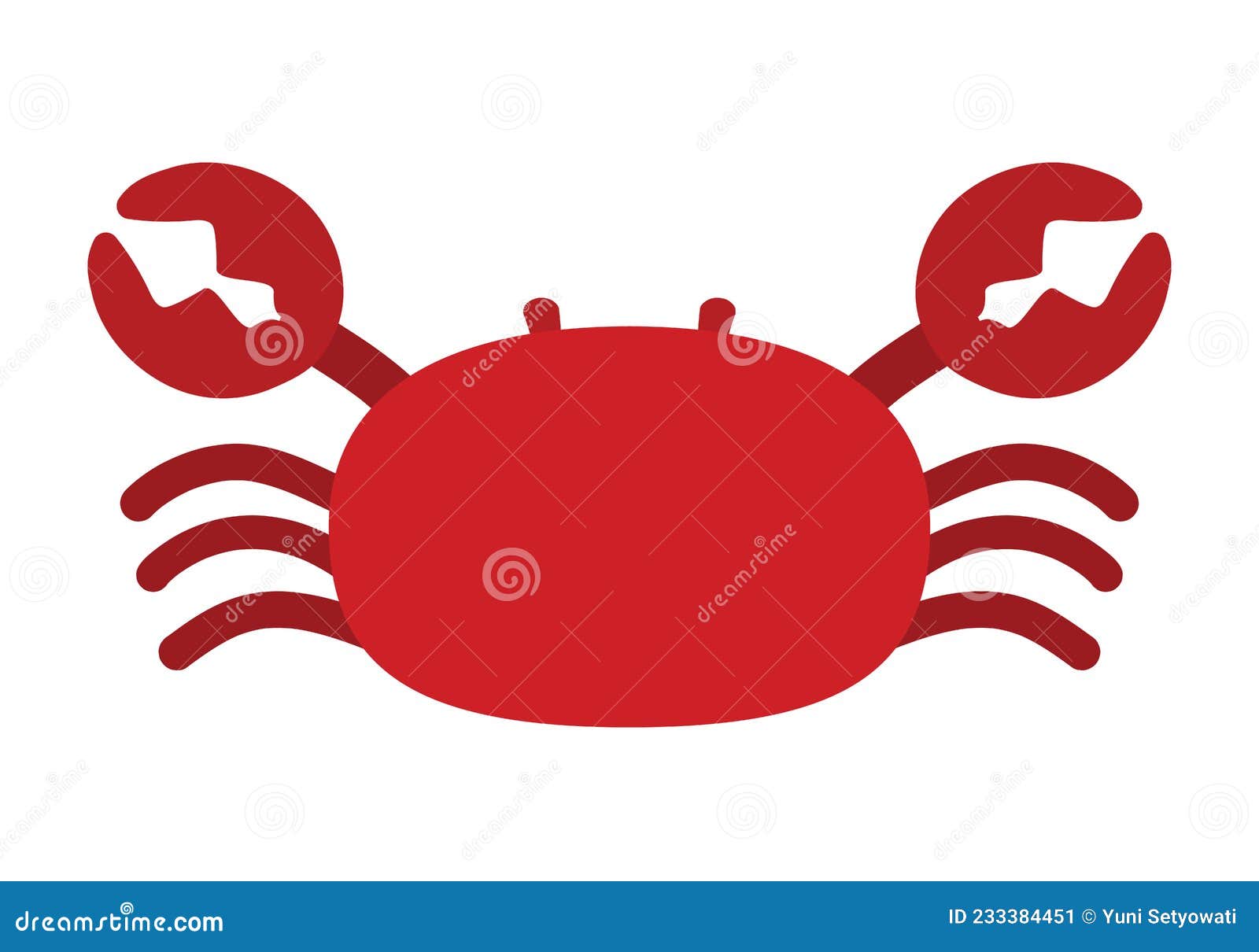 Cartoon Crab Cute Clipart Icon Png Vector Illustration Design Stock Image -  Illustration Of Graphic, Flat: 233384451