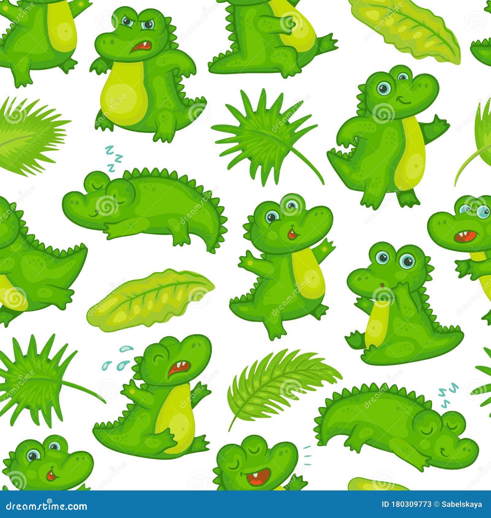 baby alligator cartoon