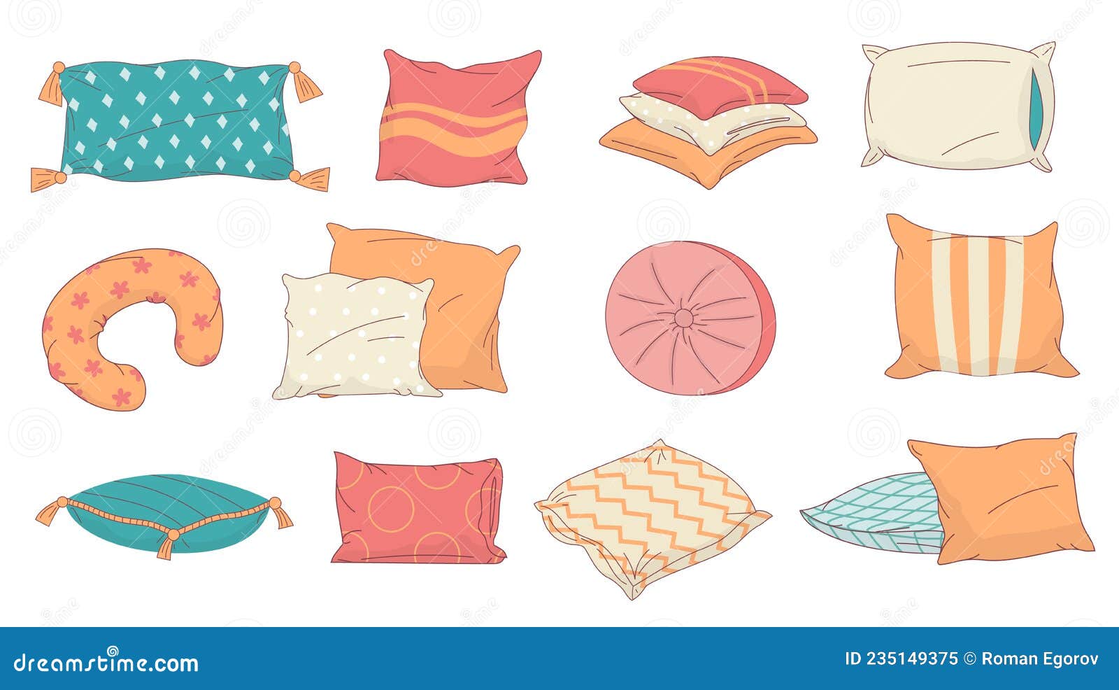 square sleeping pillows