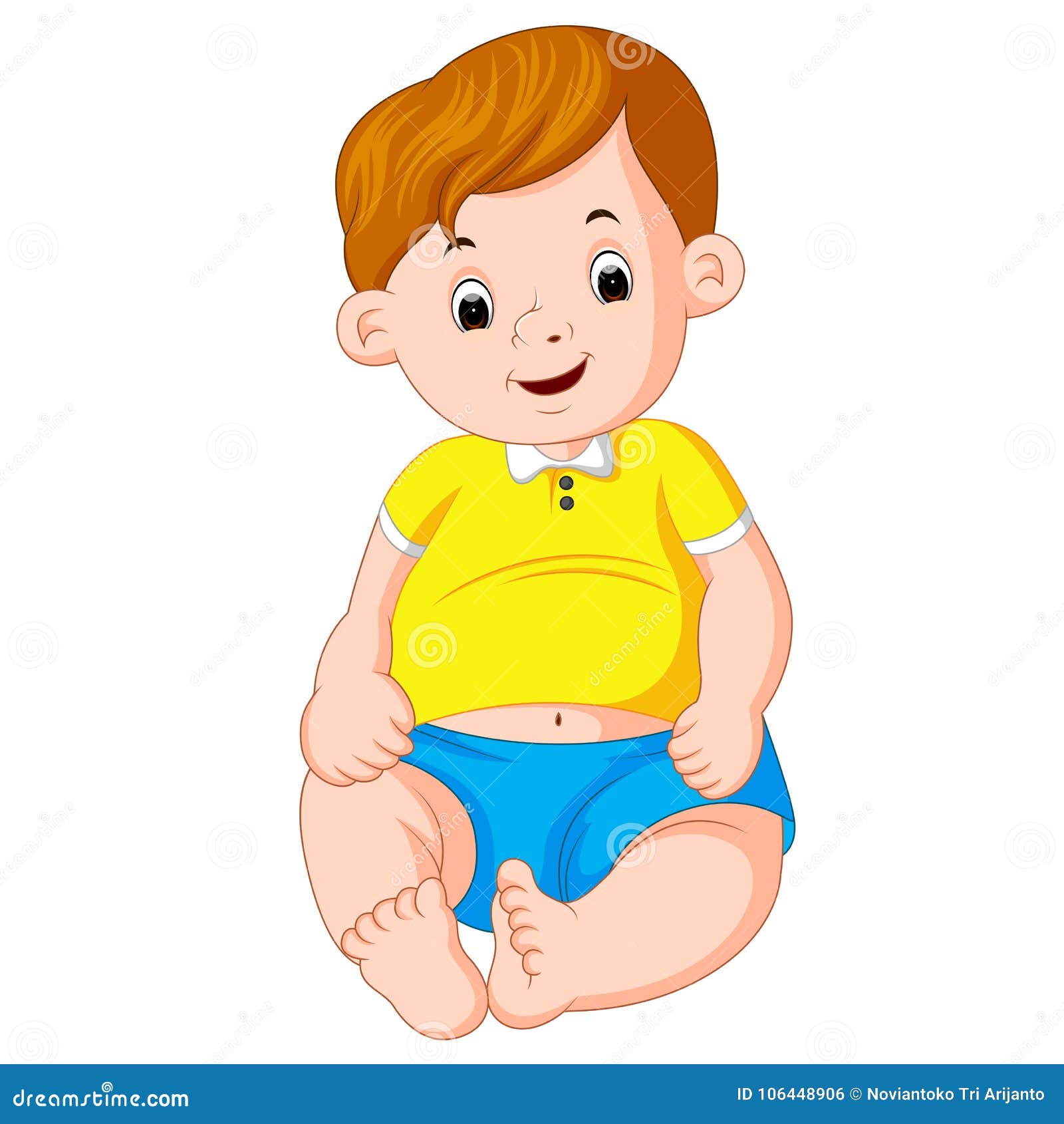 Cartoon cute baby stock vector. Illustration of white - 106448906