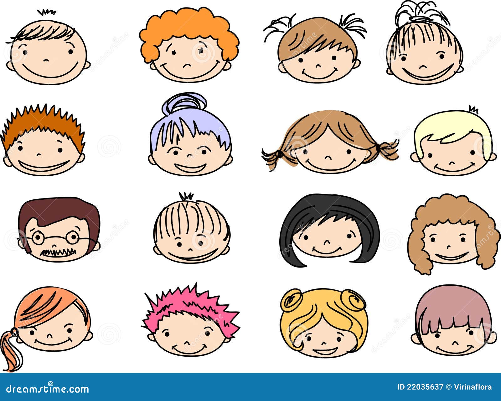 Cartoon cute faces,vector stock vector. Illustration of kindergarten - 22035637 Cartoon cute faces,vector stock vector. Illustration of kindergarten - 22035637