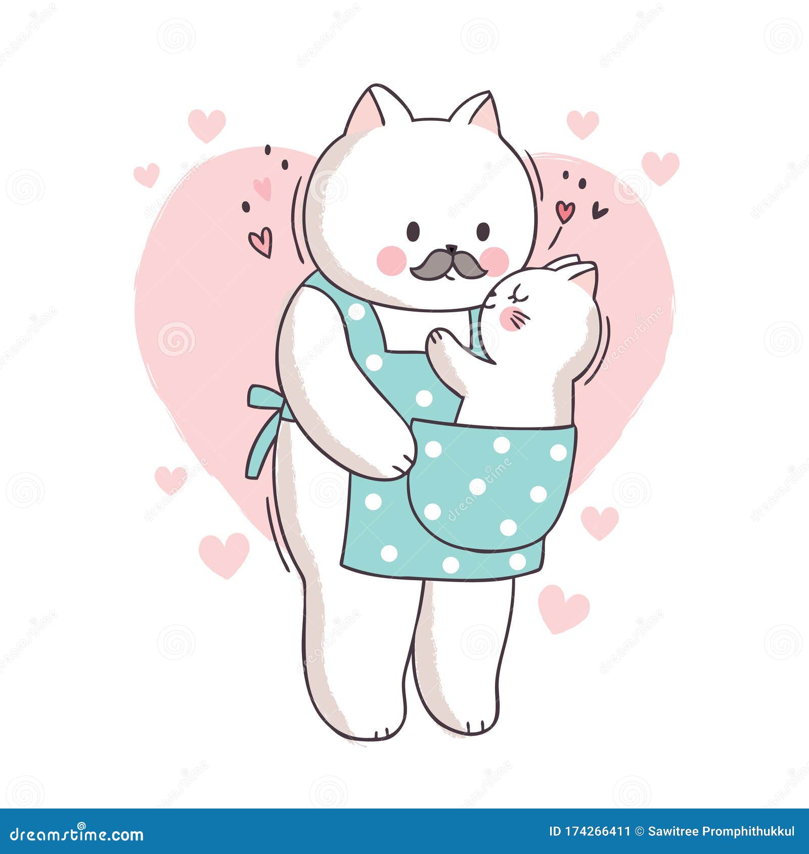 Cartoon Cute Father`s Day, Father Love Baby Cat Vector. Stock Illustration - Illustration of father, lovely: 174266411 Cartoon Cute Father`s Day, Father Love Baby Cat Vector. Stock Illustration - Illustration of father, lovely: 174266411