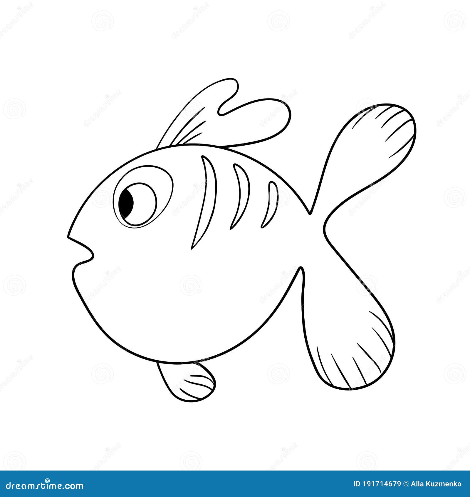 fish coloring page, Hand drawing fish vector 8773720 Vector Art at Vecteezy