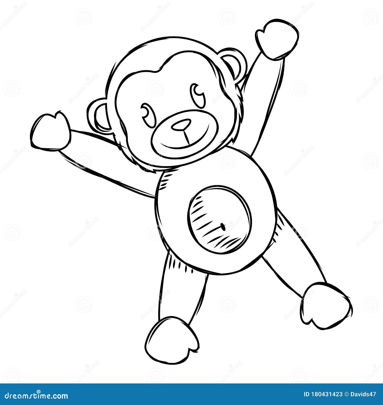 Cute Monkey Drawing - Monkey - Sticker | TeePublic