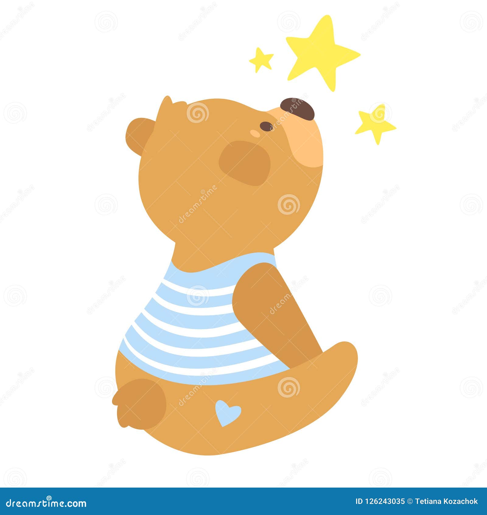 Cute Cartoon Teddy Bear | Kids T-Shirt