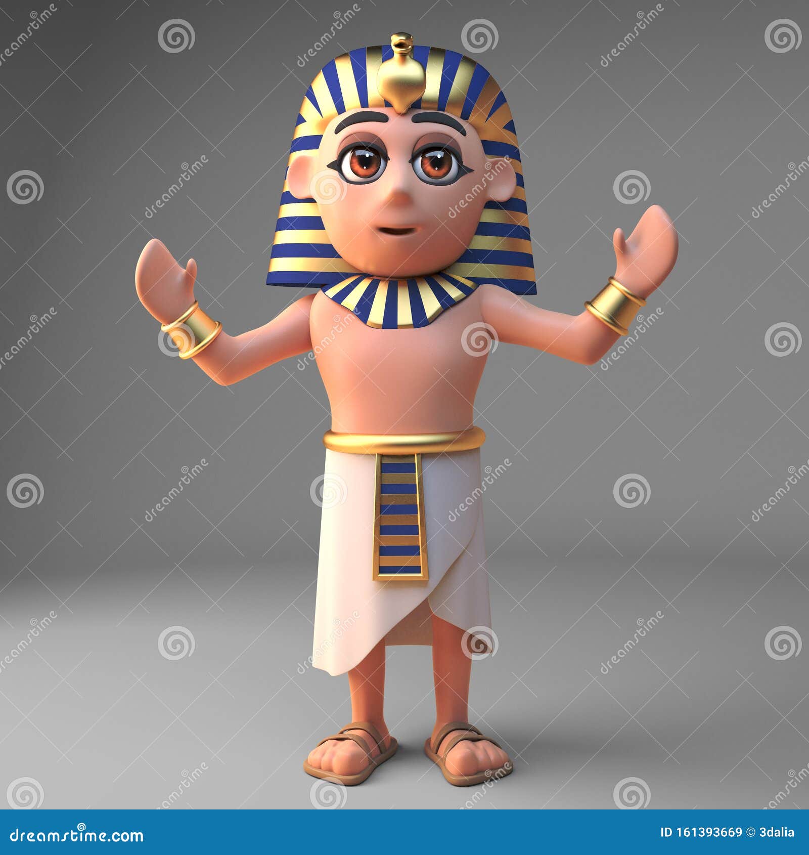 Cartoon 3d Pharaoh Tutankhamun Cheering with Arms Raised, 3d Illustration Stock Illustration - Illustration of historical, artwork: 161393669 Cartoon 3d Pharaoh Tutankhamun Cheering with Arms Raised, 3d Illustration Stock Illustration - Illustration of historical, artwork: 161393669