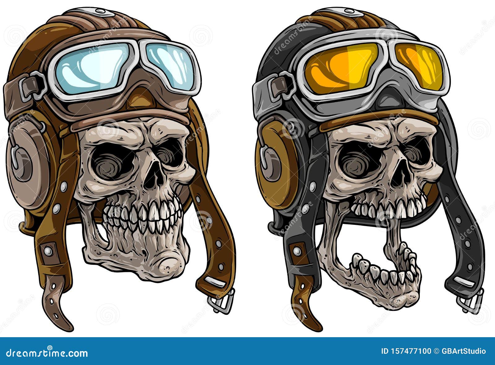 Cartoon Human Skulls in Retro Leather Pilot Helmet Stock Vector - Illustration of captain, evil: 157477100 Cartoon Human Skulls in Retro Leather Pilot Helmet Stock Vector - Illustration of captain, evil: 157477100