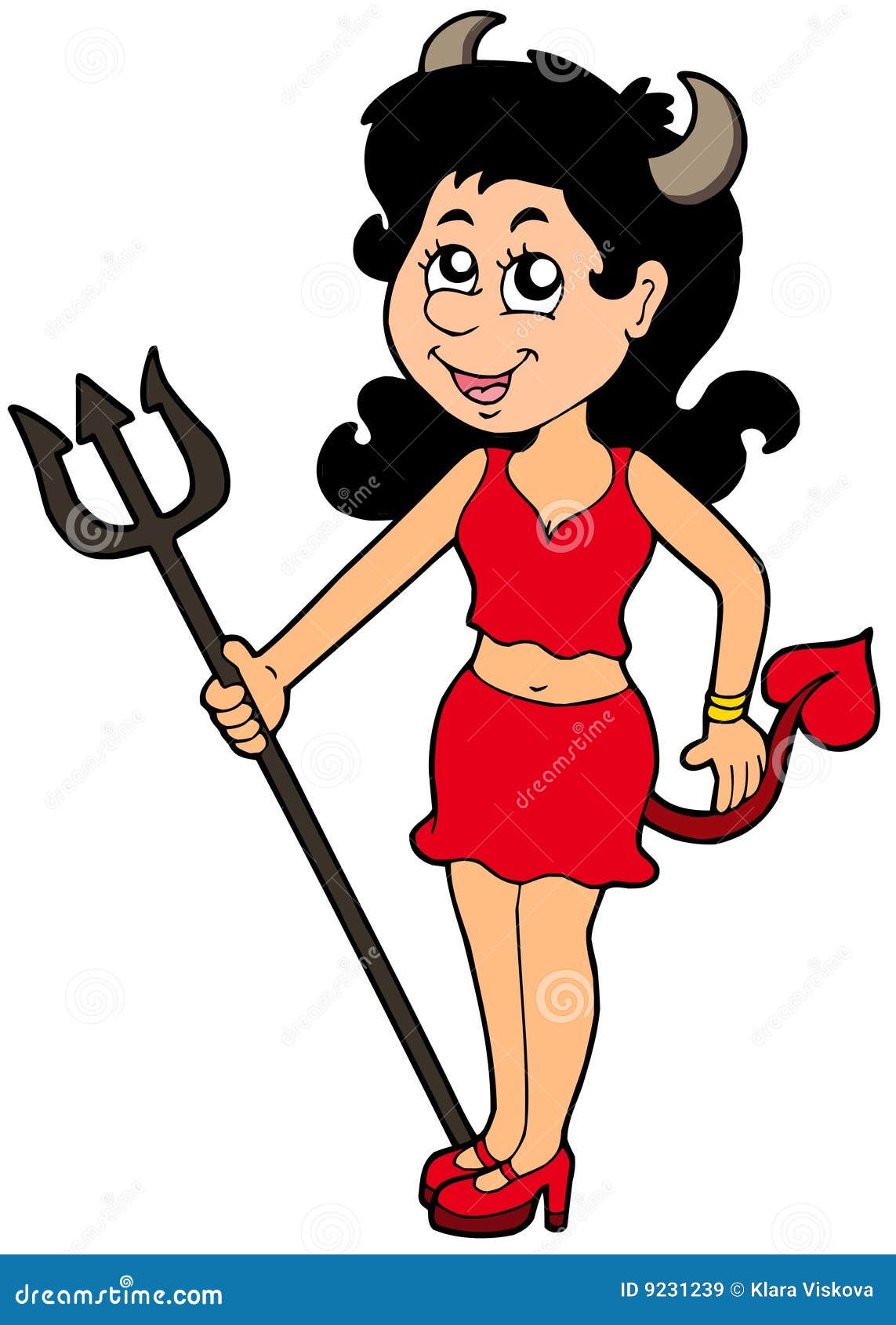 free devil girl clipart - photo #35