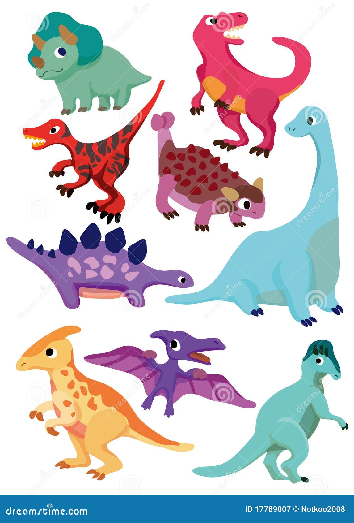 Cartoon Dinosaur Icon Royalty Free Stock Photography Image 17789007