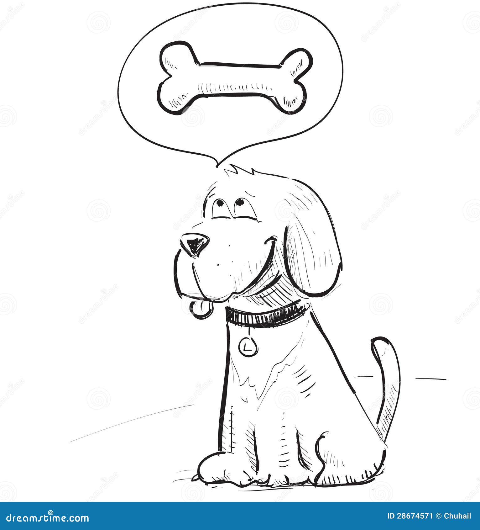 Cartoon Dog Dreaming about Bone Stock Illustration - Illustration of messy, characters: 28674571 Cartoon Dog Dreaming about Bone Stock Illustration - Illustration of messy, characters: 28674571