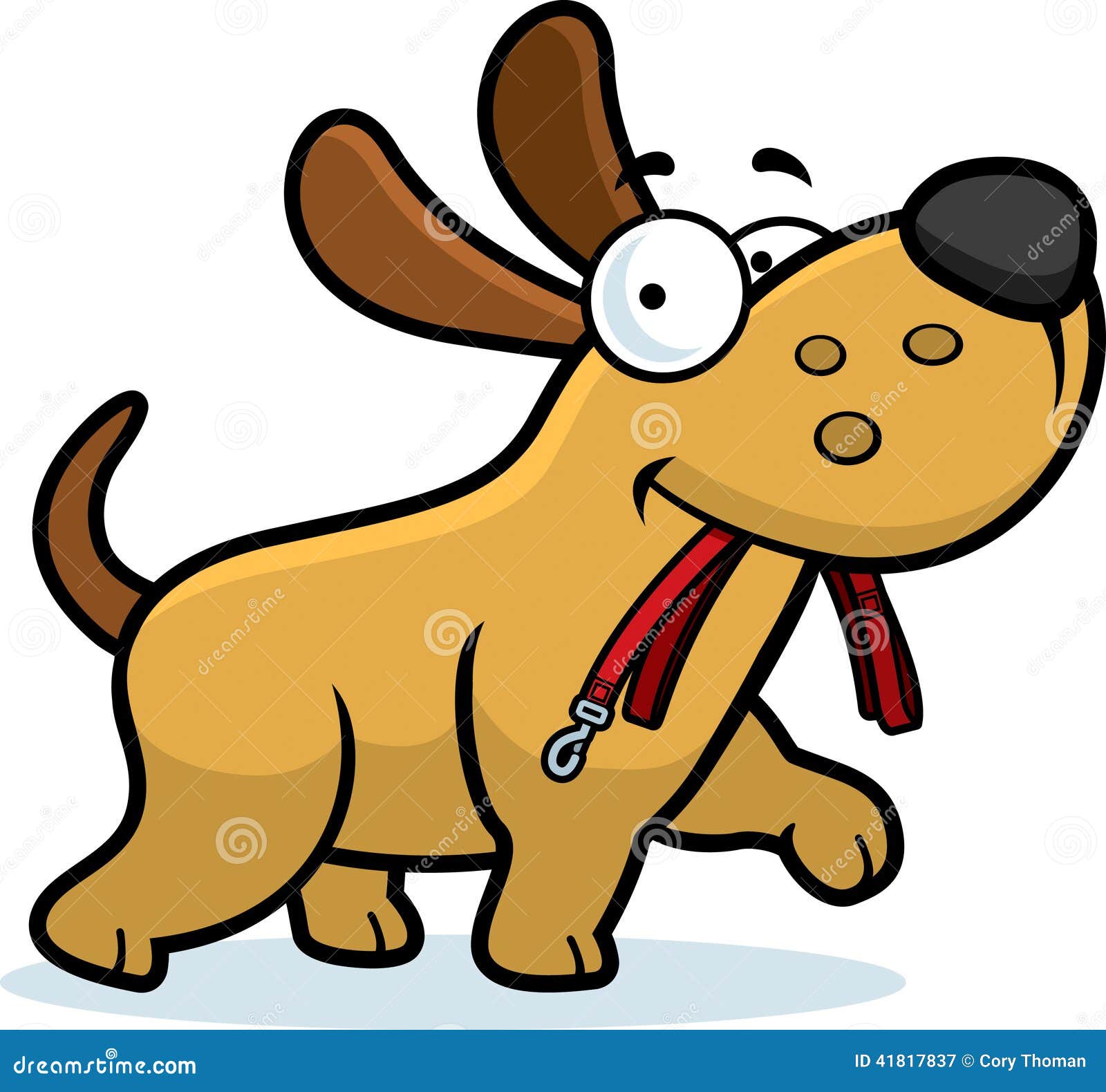 free clipart dog on leash - photo #44